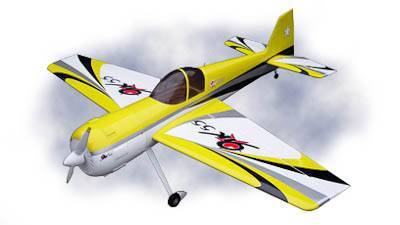 HYPERION YAK 55SP 50E LIMITED EDITION COMPOSITE FUSE ARF - YELLOW