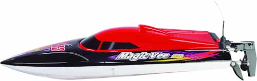 MAGIC VEE MK.2 RC BOAT RTR 2.4G, RED