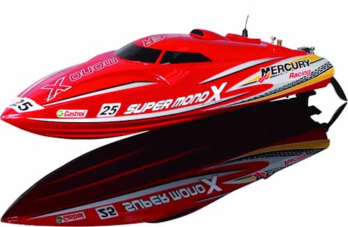 SUPER MONO X RC BOAT RTR 2.4G W/LIPO BATTERY & CHARGER