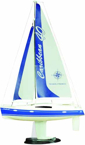 CARIBBEAN RC YACHT RTR 2.4G, BLUE