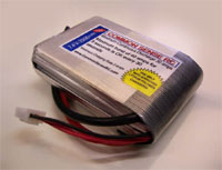 7.4 volt - 2000mAh 15C Li-Poly Pack for the Losi Mini T