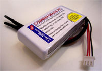 7.4 volt - 1250mAh 8C Lipo Battery Pack