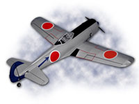 HYPERION KI-84 HAYATE "25e" ARF - SILVER WITH POWER SET