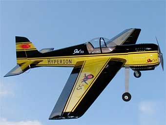 HYPERION YAK 55 SP "10" ARF - BLACK WITH POWER SET