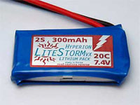 HYPERION LITESTORM VX0300-2S (7.4 VOLT) LIPOLY PACK