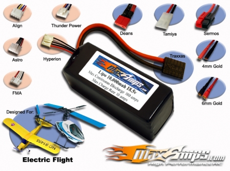 Lipo 10000mah 5S 18.5V Pack