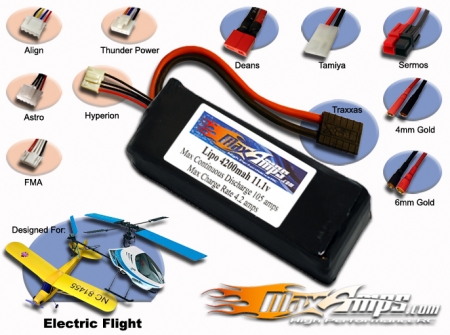 Lipo 4200HV 3S2P 11.1V Pack