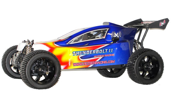 Nutech Racing THUNDERBOLT II 4WD 1/5 Scale 27cc 4 Bolt CY RTR Blue